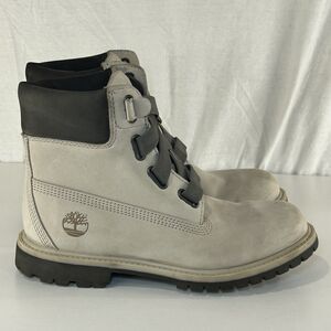 Timberland Women's Gray 6 Inch Premium Convenience Boots Size 7.5 Waterproof